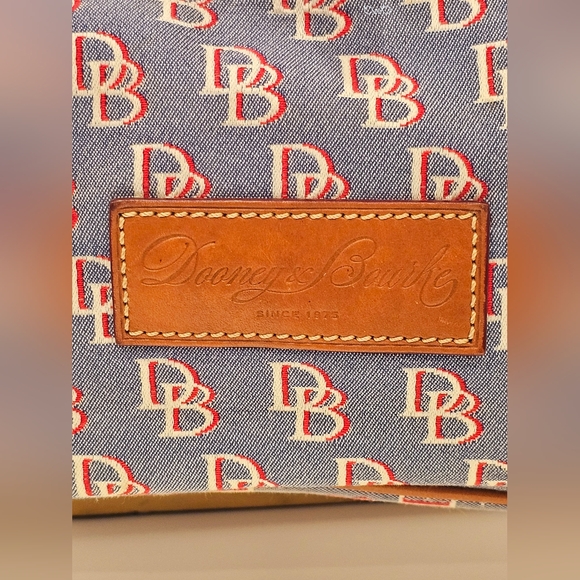 Dooney & Bourke Denim Signature Tote Bag - Picture 4 of 6